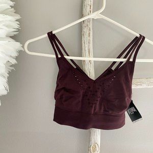 Victoria Secret Maroon Sports Bra S